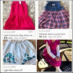 4 dresses!  5t girls